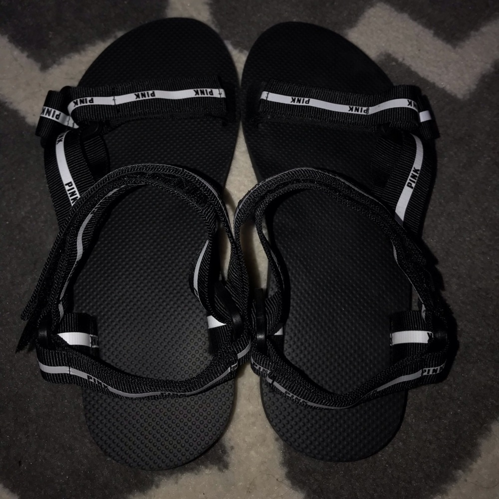 VS pink strap sandals / SMALL